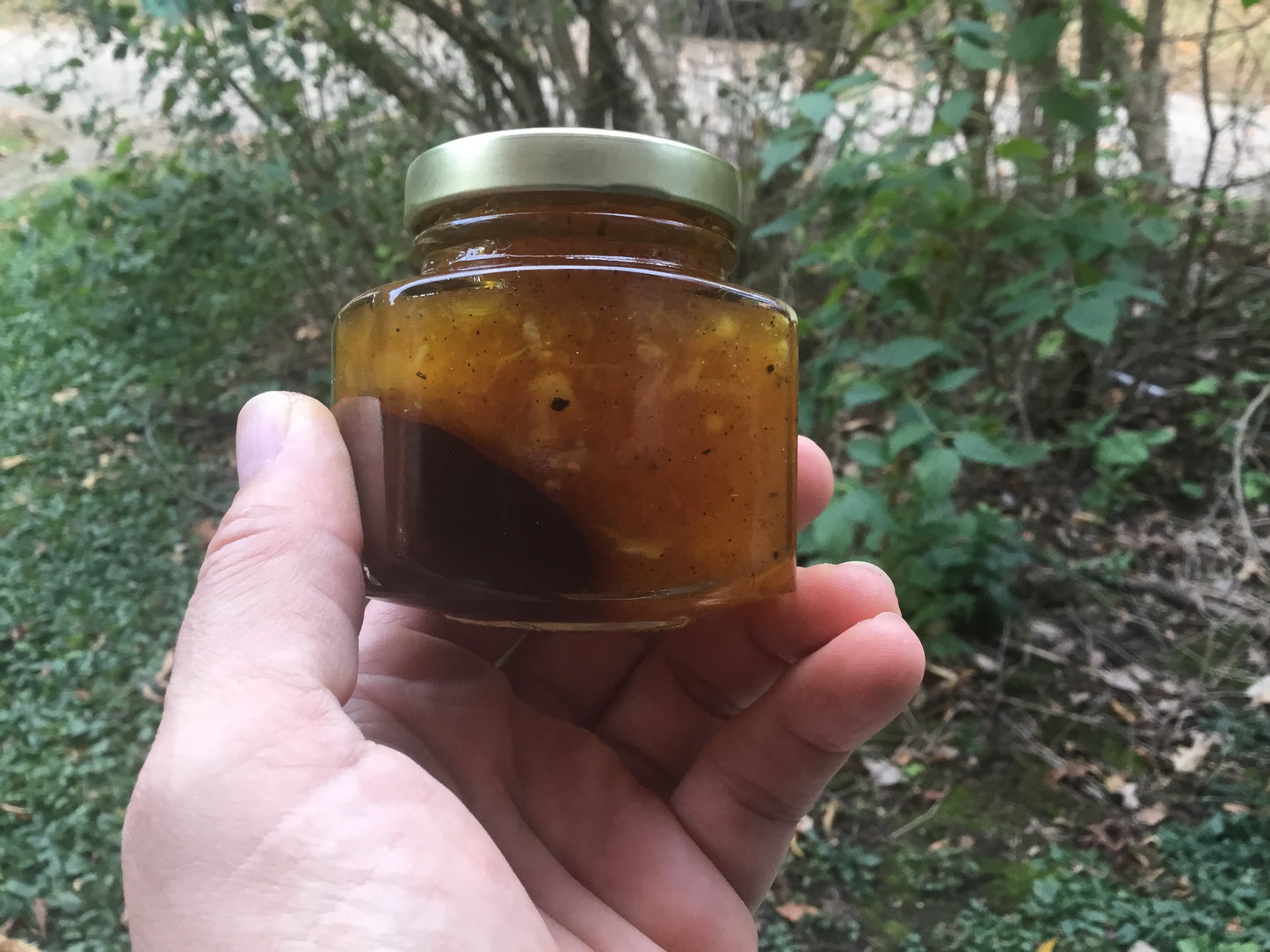 Valencia orange marmalade and chocolate honey paste