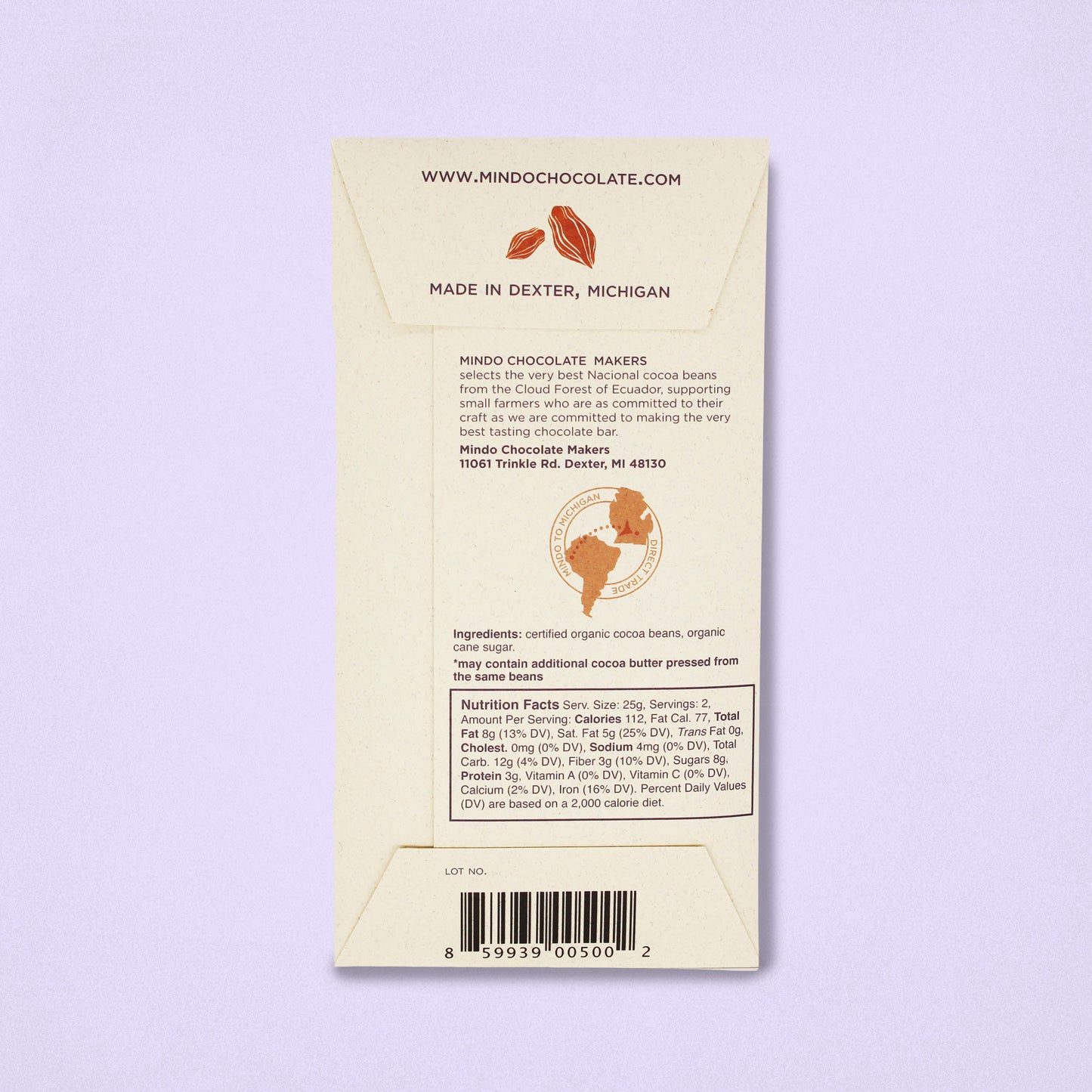 Pure 67% Chocolate Bar