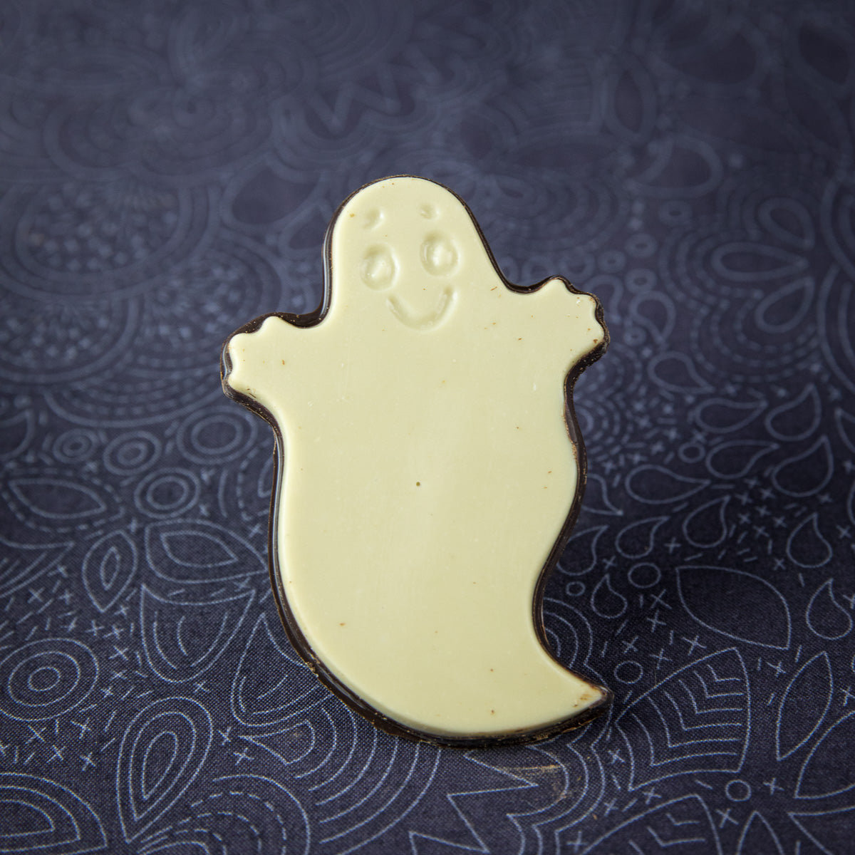 "Coco the Ghost" White & Dark Chocolate Bar