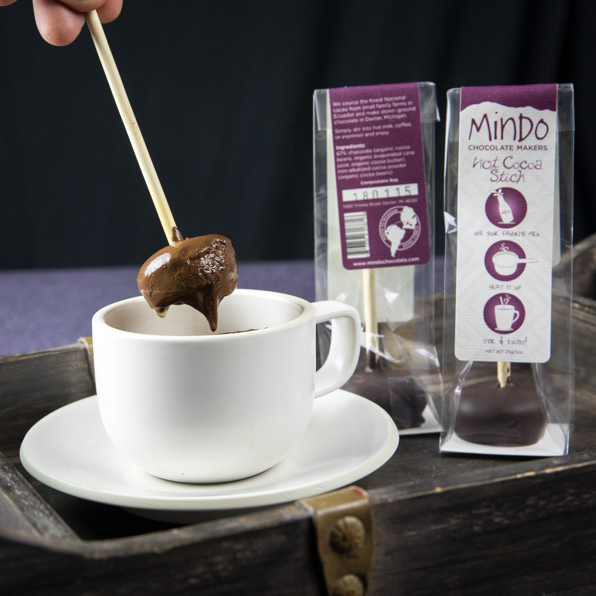 67% Hot Dark Cocoa Stick