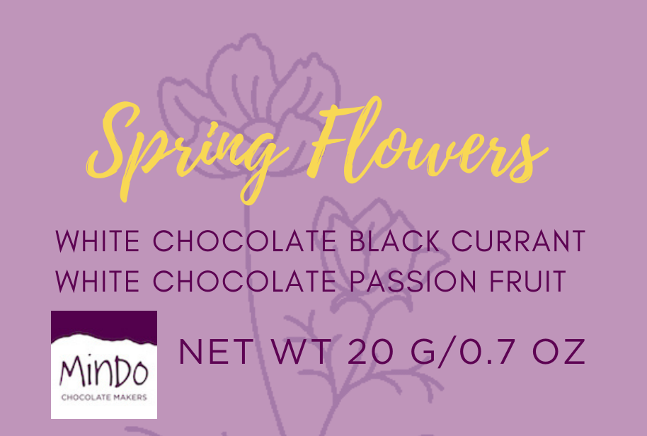 Mother's Day Edition : "Spring Flower" White Chocolate Bars