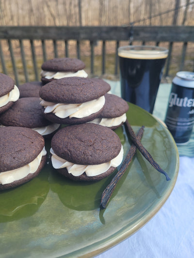 St. Patrick’s Day Chocolate Stout Whoopie Pies