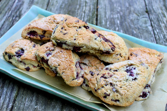 Recipe: Gluten-Free Blackberry & Chocolate Chunk Scones