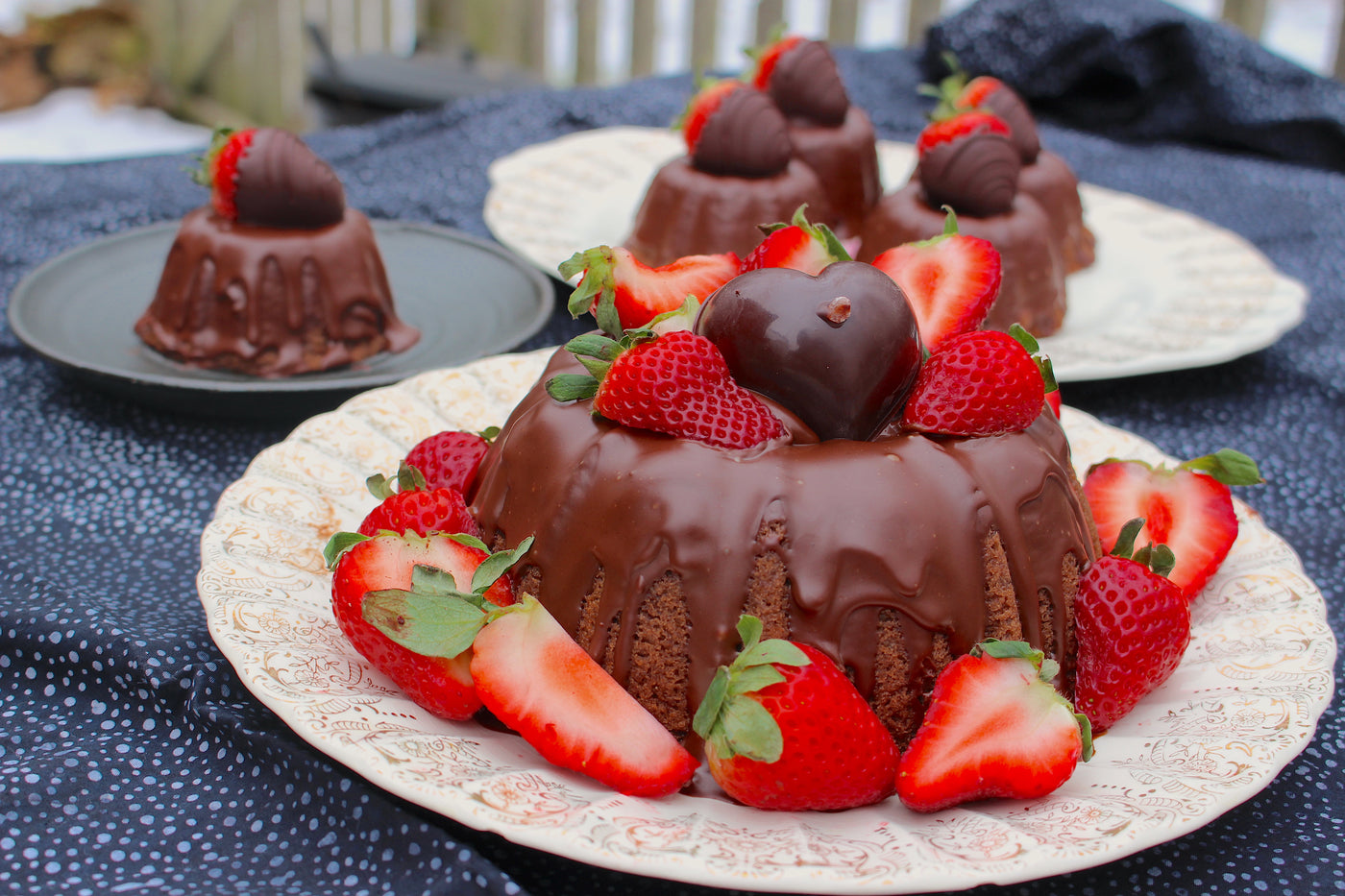 Be My Valentine Double Chocolate Bundt Cake