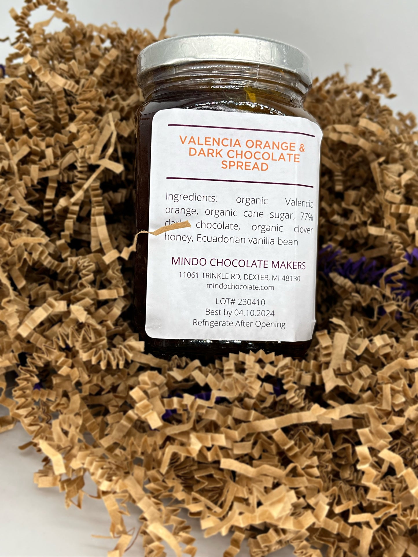 Valencia Orange & Dark Chocolate Honey Spread | 77% Cacao