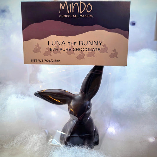Easter Edition : "Luna the Bunny" Milk & Dark Chocolate Bar | 67%-52% Cacao
