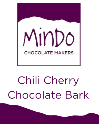 Chili, Cherry, Rose & Dark Chocolate Bark - Soy Free