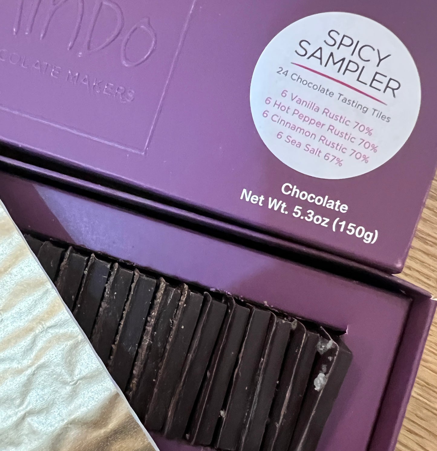 Chocolate tasting kit or Sampler 
