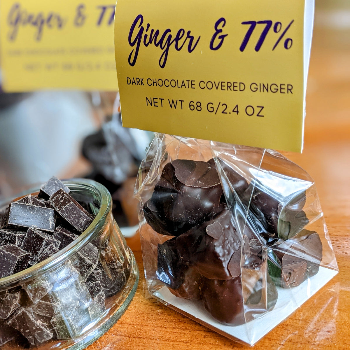 77% Chocolate Dipped Ginger