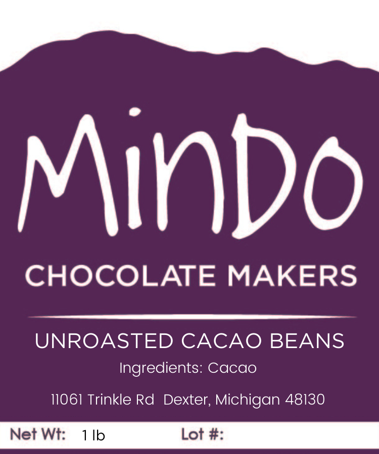 Whole Bean 100 Raw Cacao Unroasted Cacao Beans Mindo Chocolate Makers