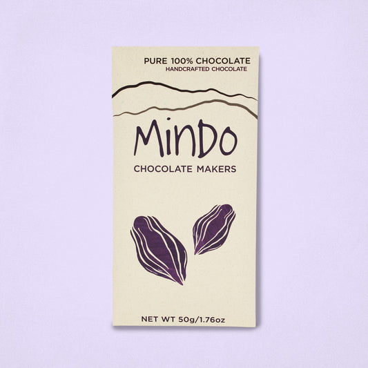 100% Pure Chocolate Bar - 100% Cacao - Soy Free, Vegan