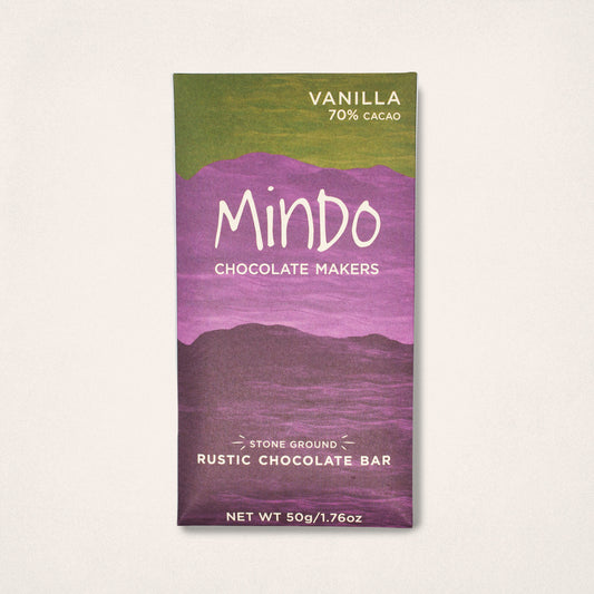 Vanilla Rustic Chocolate Bar | 70% Cacao